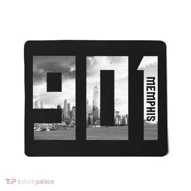 Vintage Memphis Tennessee 901 Area Code Skyline Mousepad