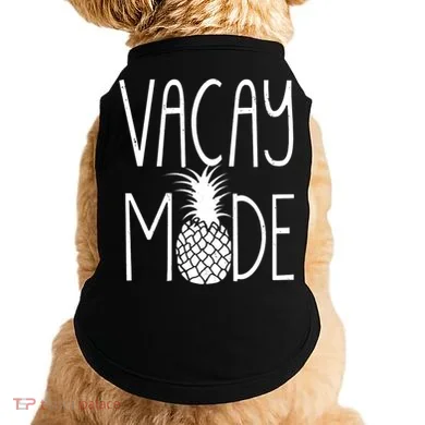 Vacay Mode Vacation Pineapple Doggie Tank