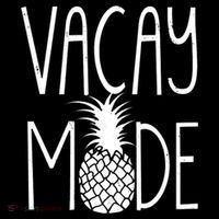 Vacay Mode Vacation Pineapple Doggie Tank thumb 4