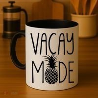 Vacay Mode Vacation Pineapple Coffee Mug thumb 4