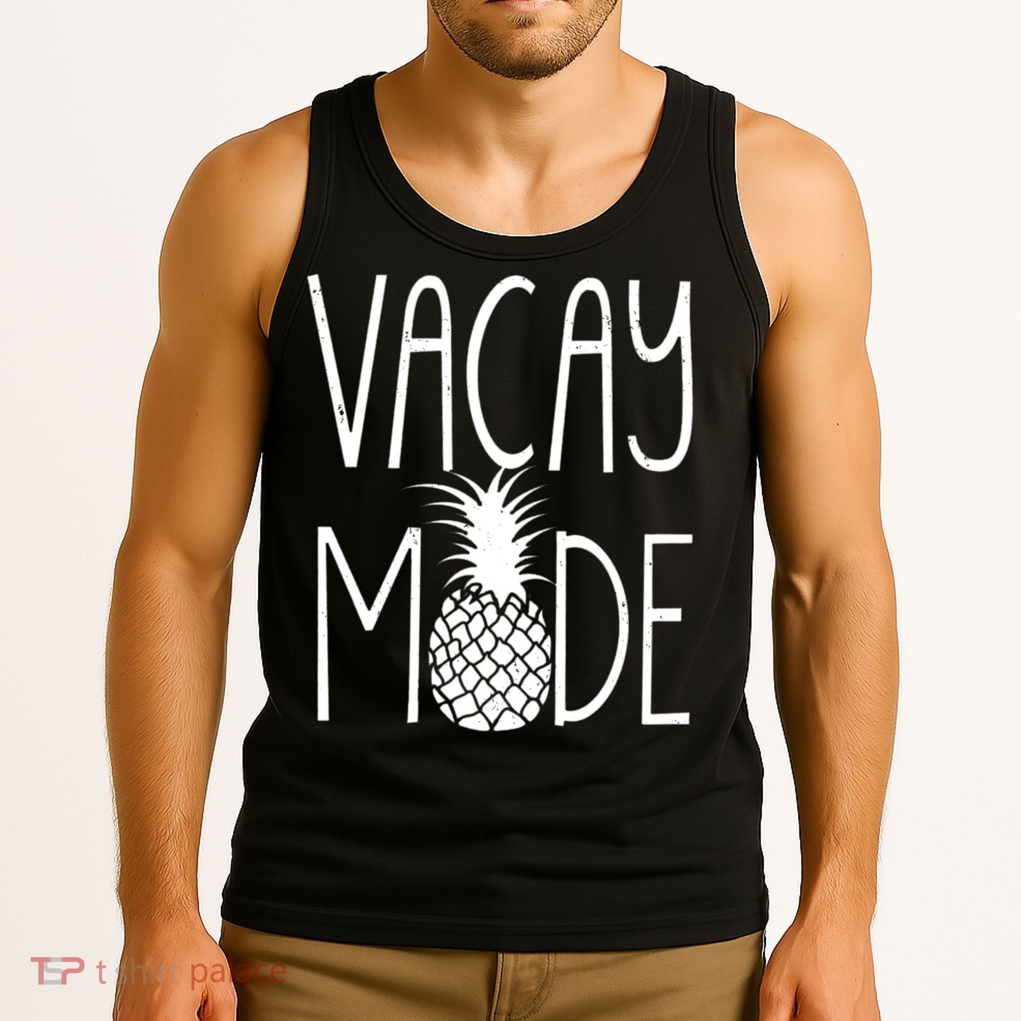 Vacay Mode Vacation Pineapple Tank Top