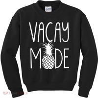 Vacay Mode Vacation Pineapple Kids Sweatshirt thumb 0