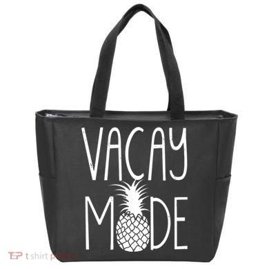 Vacay Mode Vacation Pineapple Tote Bag