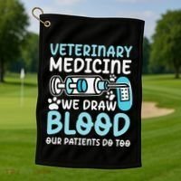 Veterinary Medicine Golf Towel thumb 1