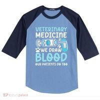 Veterinary Medicine Raglan Baseball Sleeve Shirt thumb 0
