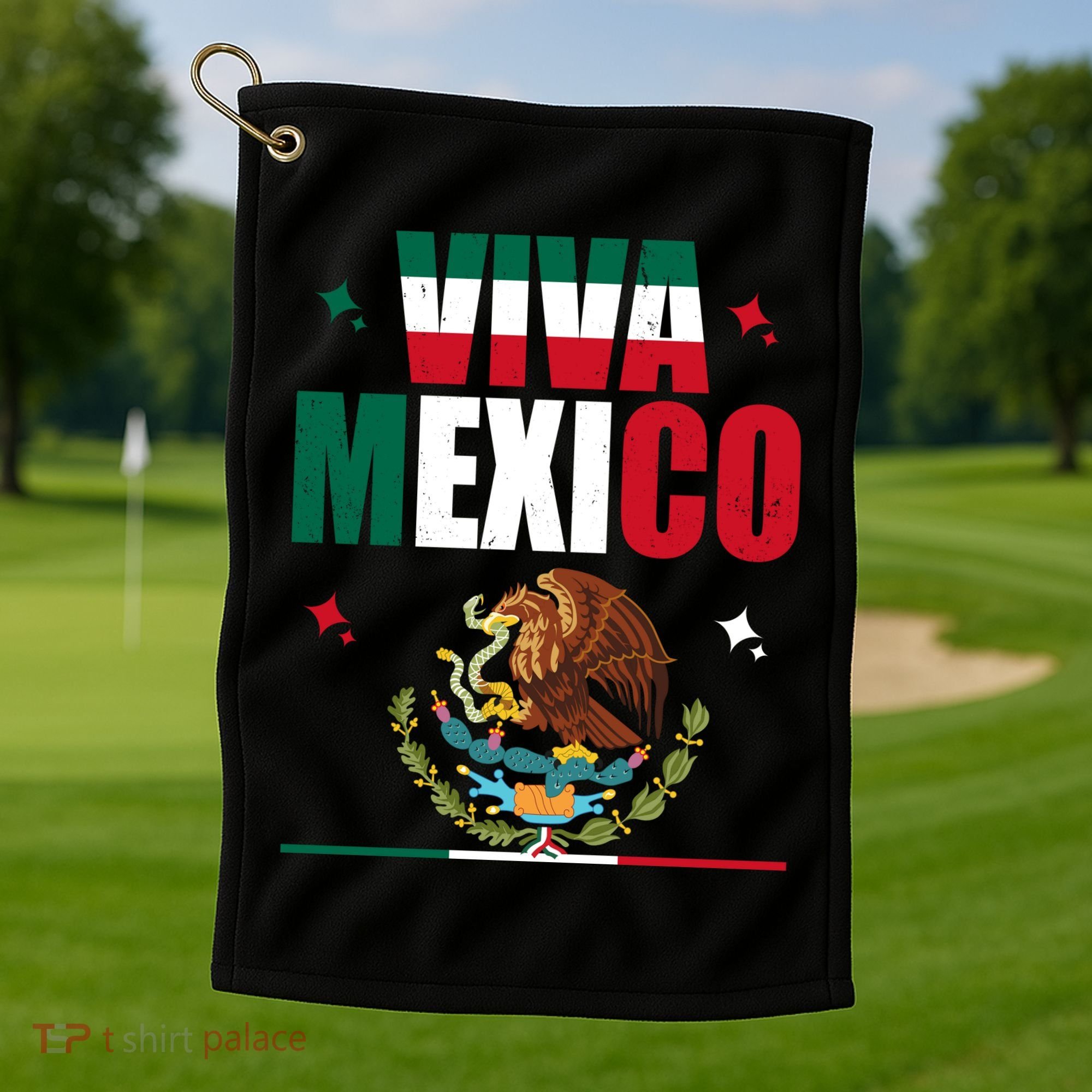 Viva Mexico Golf Towel