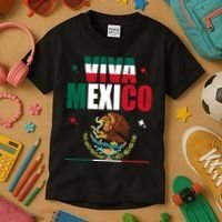 Viva Mexico Kids T-Shirt thumb 3