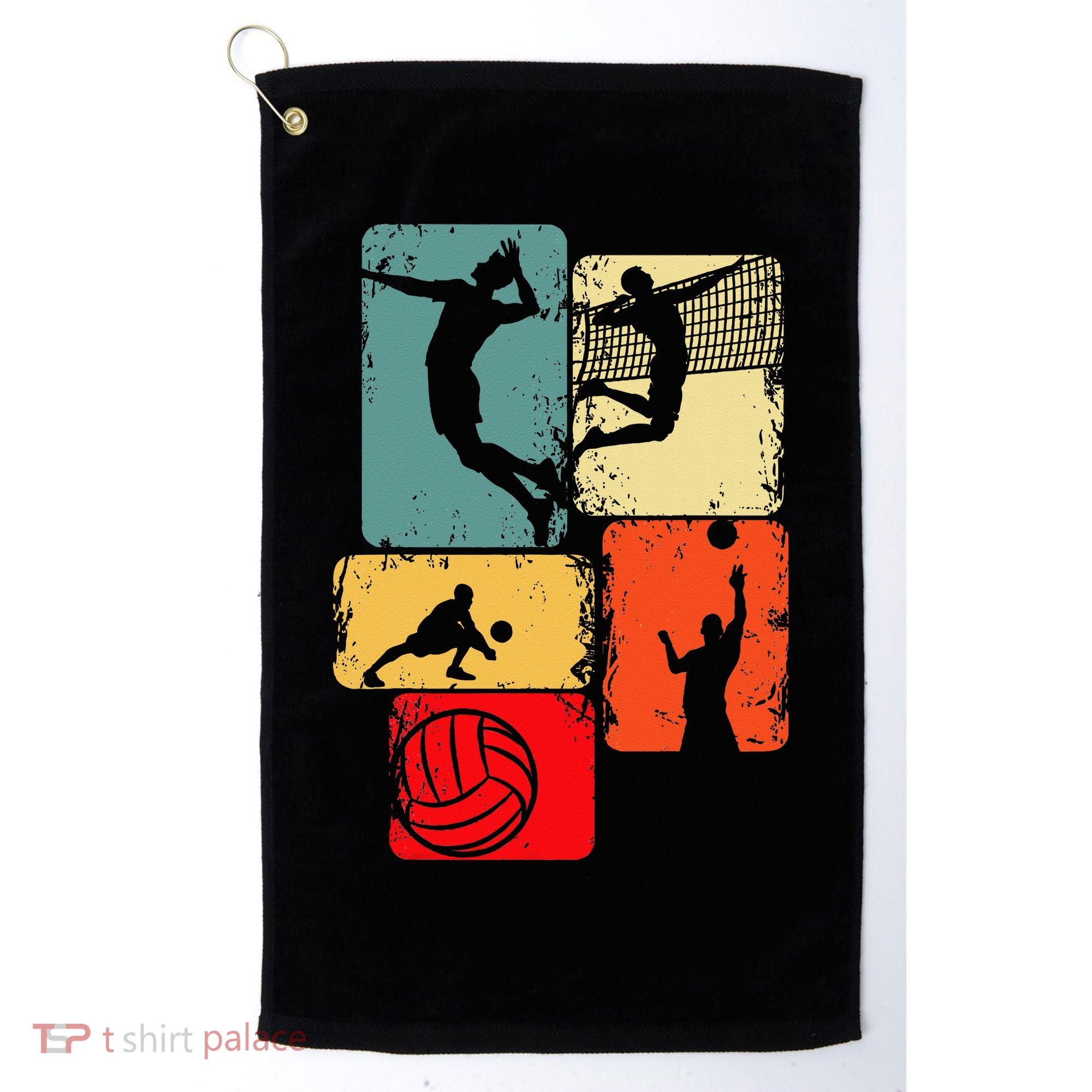 Volleyball Men Golf Towel