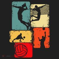 Volleyball Men Golf Towel thumb 3