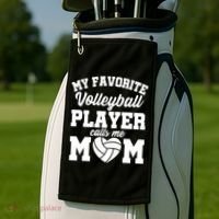 Volleyball Mom Golf Towel thumb 2