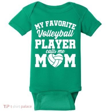 Volleyball Mom Baby Bodysuit