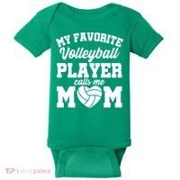 Volleyball Mom Baby Bodysuit thumb 0