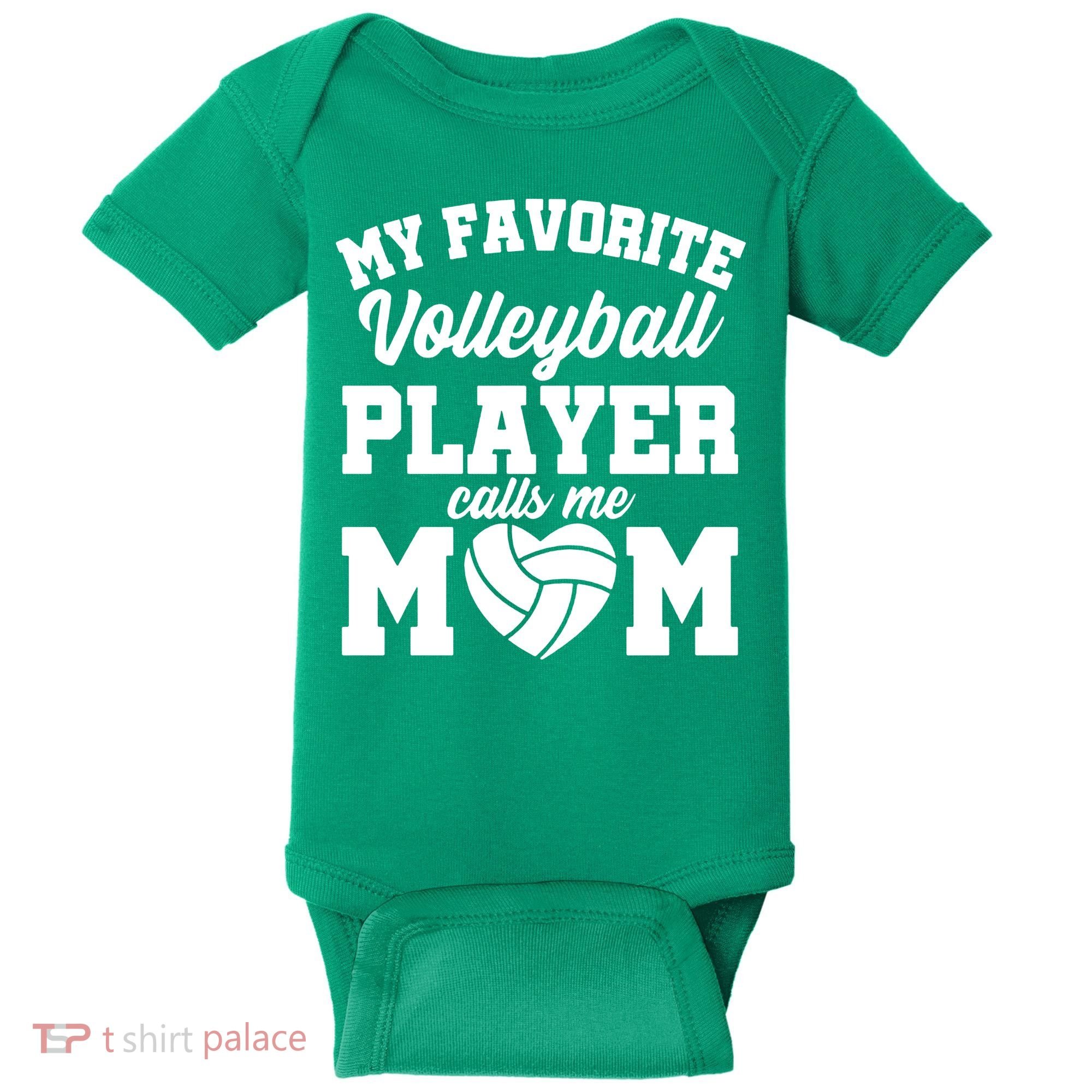 Volleyball Mom Baby Bodysuit