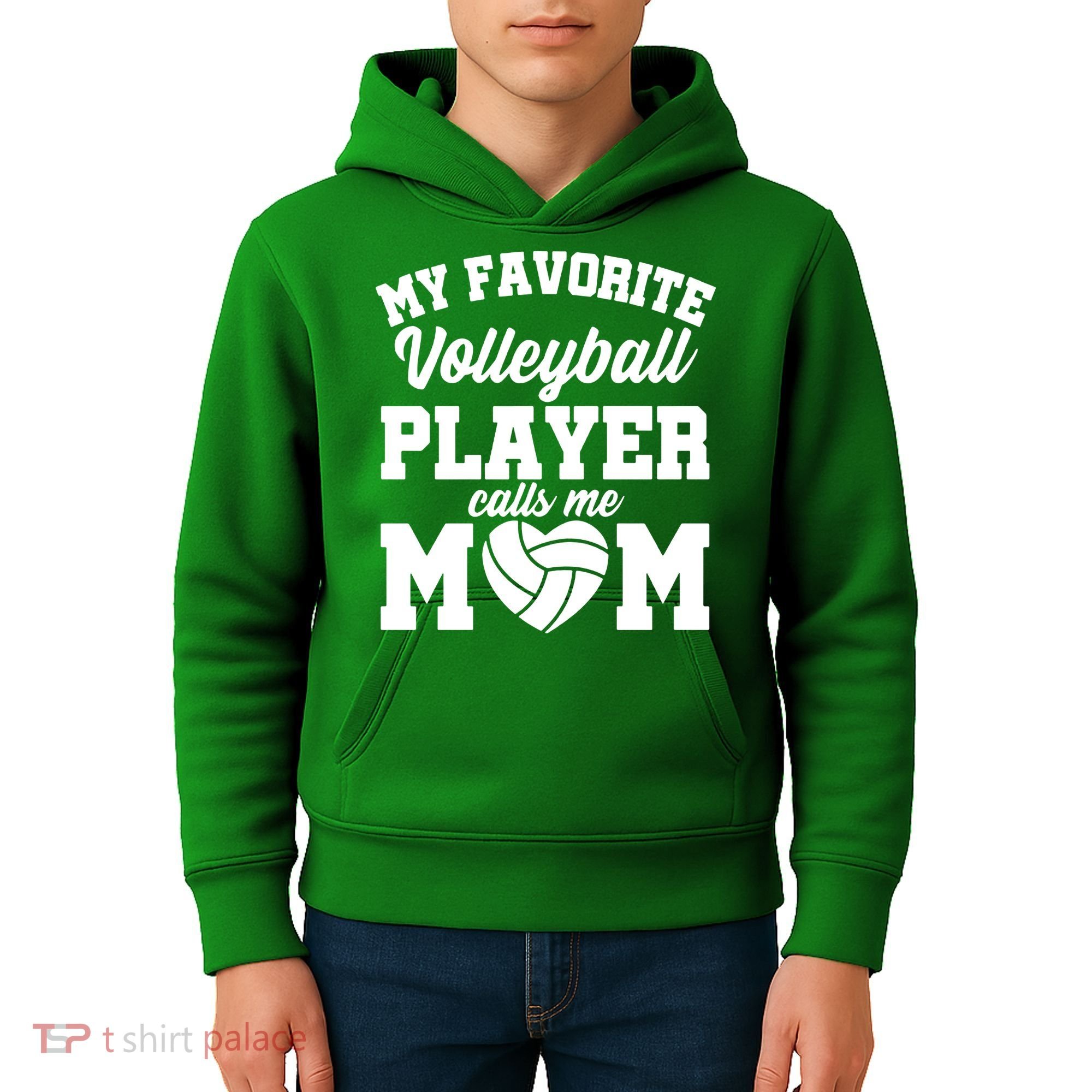Volleyball Mom Kids Hoodie