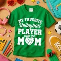 Volleyball Mom Kids T-Shirt thumb 3