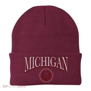 Vintage Michigan Varsity Style Beanie