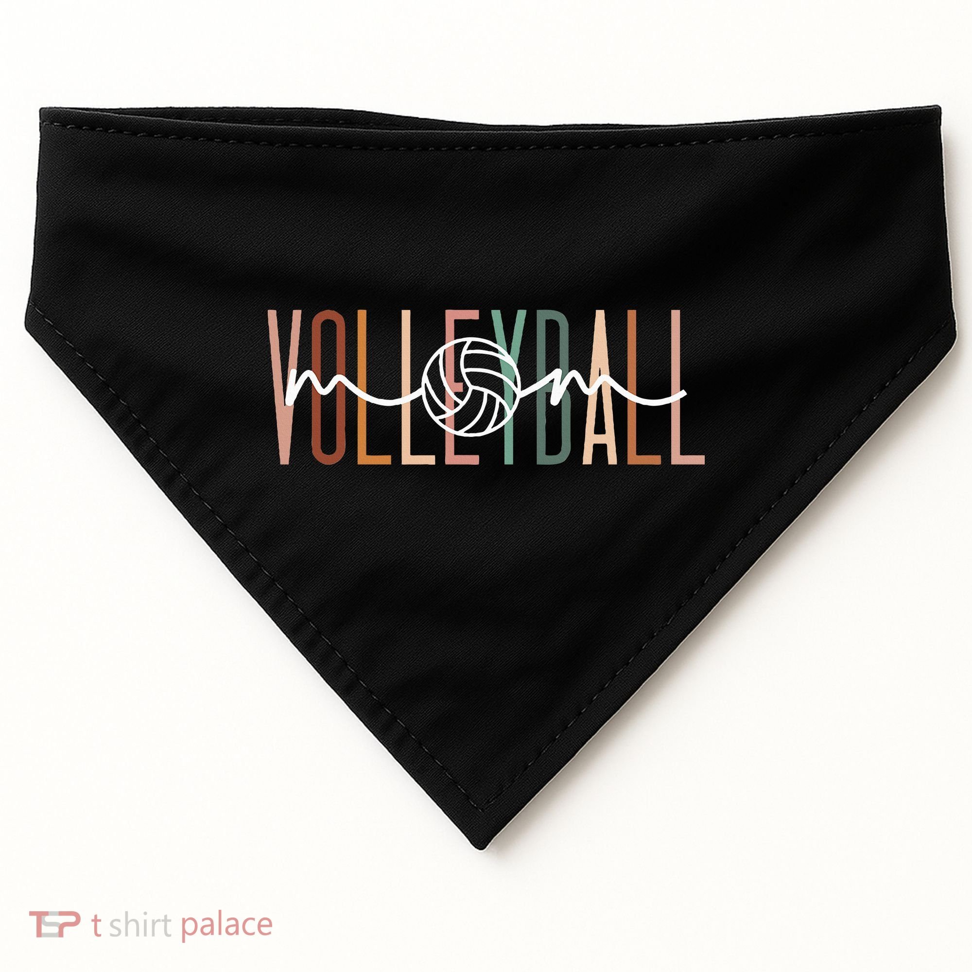 Volleyball Mom Volleyball Mama Cute Mom Life Volleyball USA-Made Doggie Bandana