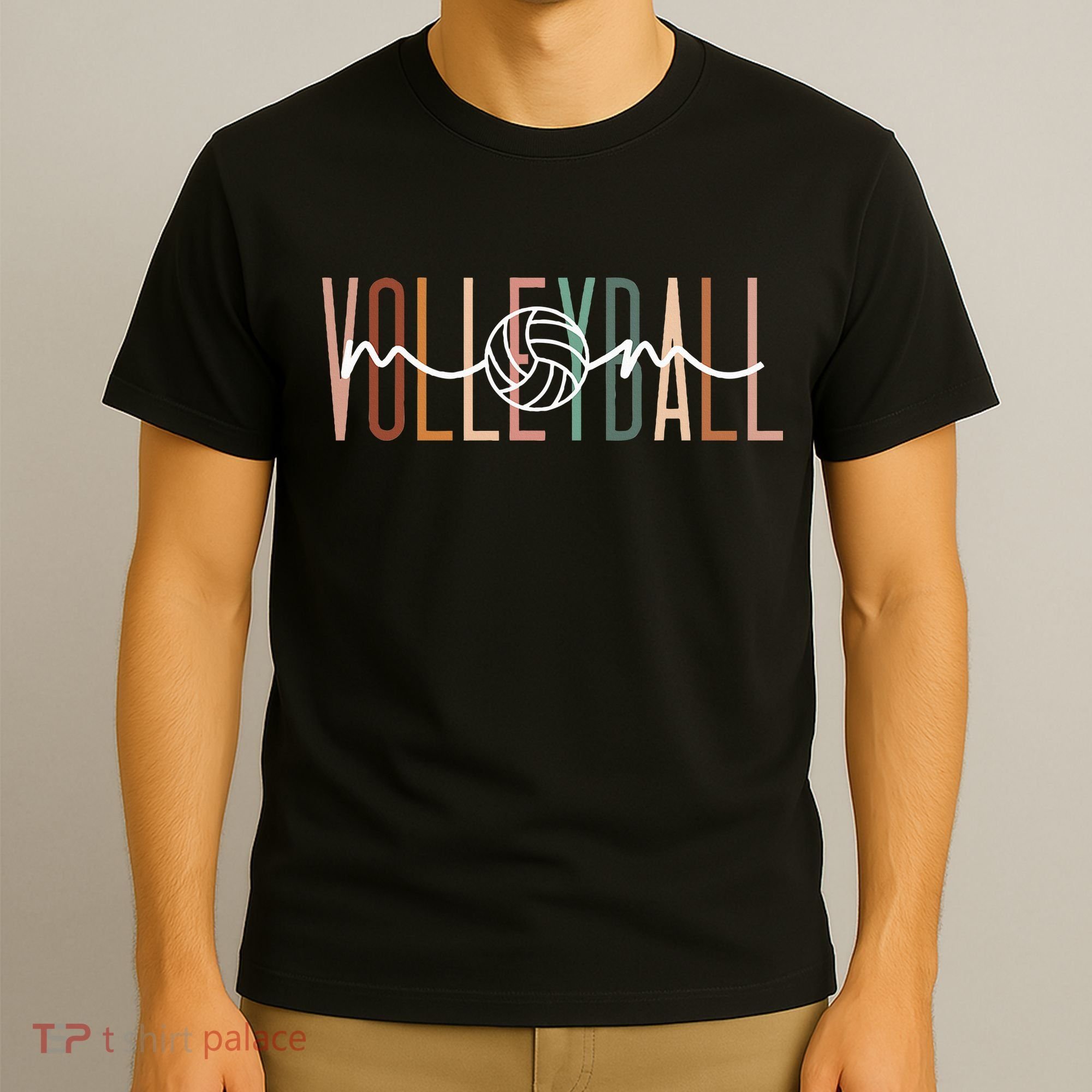 Volleyball Mom Volleyball Mama Cute Mom Life Volleyball T-Shirt