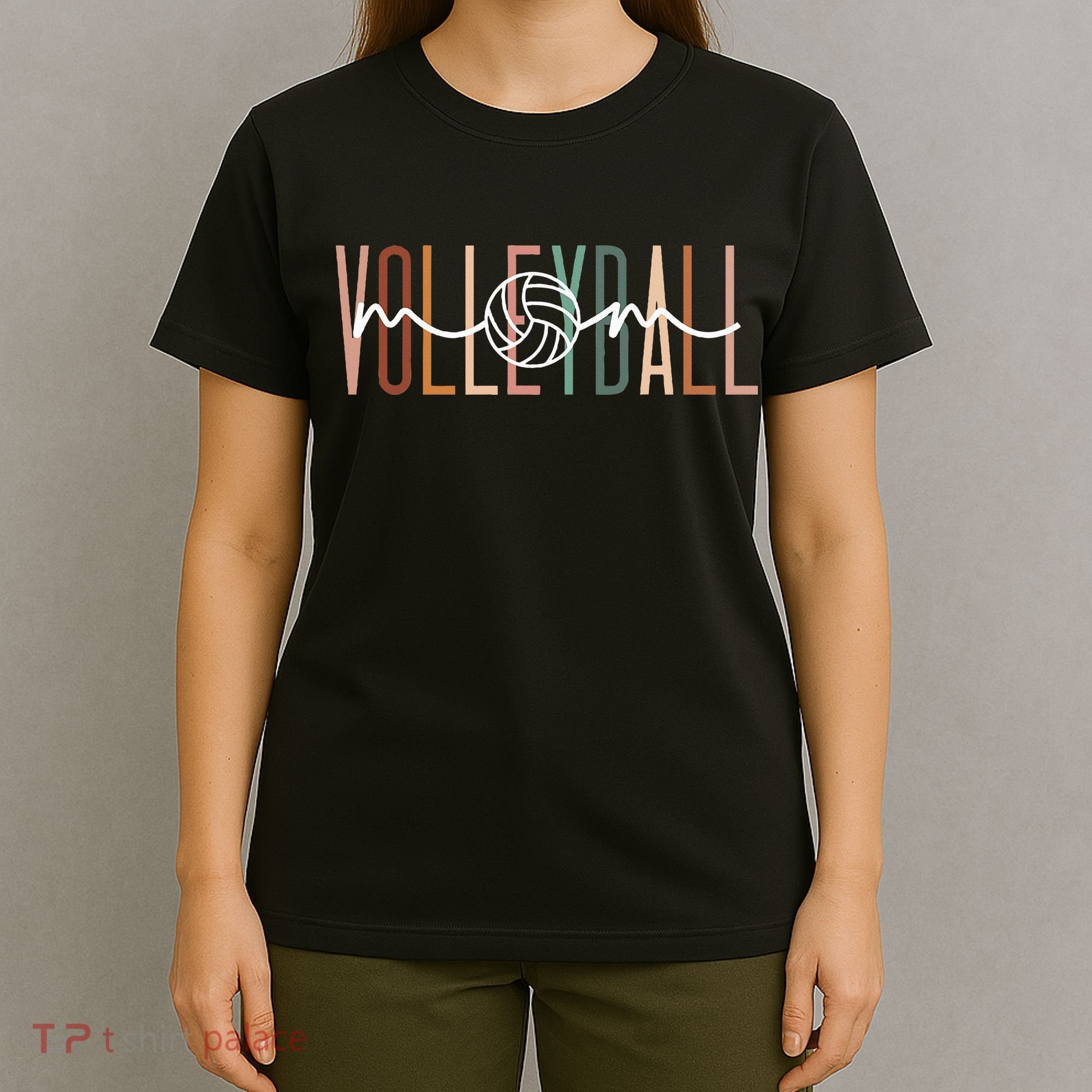 Volleyball Mom Volleyball Mama Cute Mom Life Volleyball T-Shirt