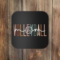 Volleyball Mom Volleyball Mama Cute Mom Life Volleyball Coaster thumb 0