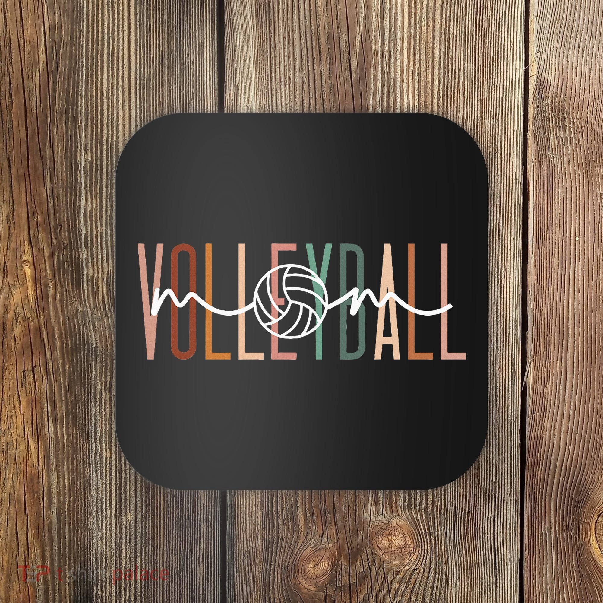 Volleyball Mom Volleyball Mama Cute Mom Life Volleyball Coaster