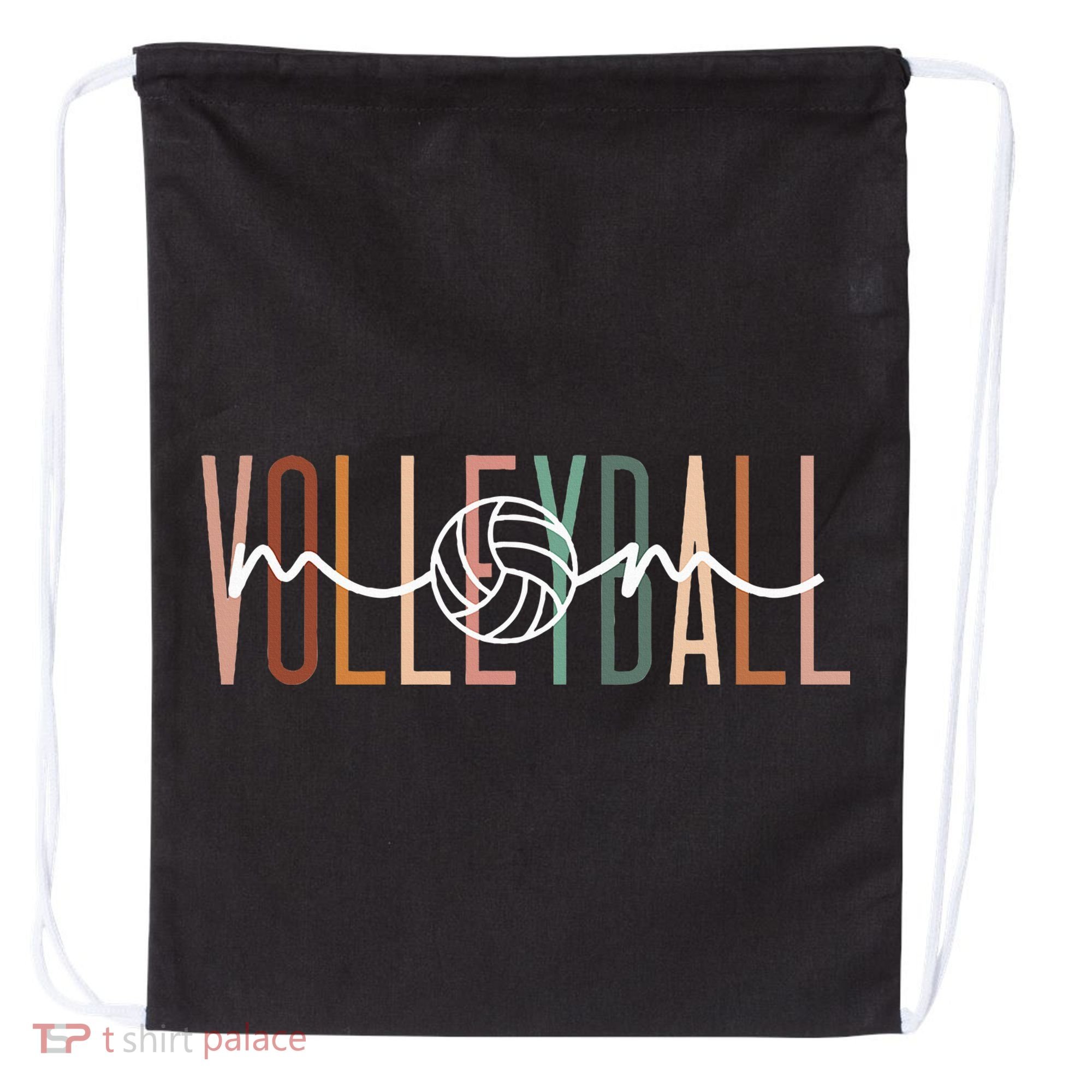 Volleyball Mom Volleyball Mama Cute Mom Life Volleyball Drawstring Bag