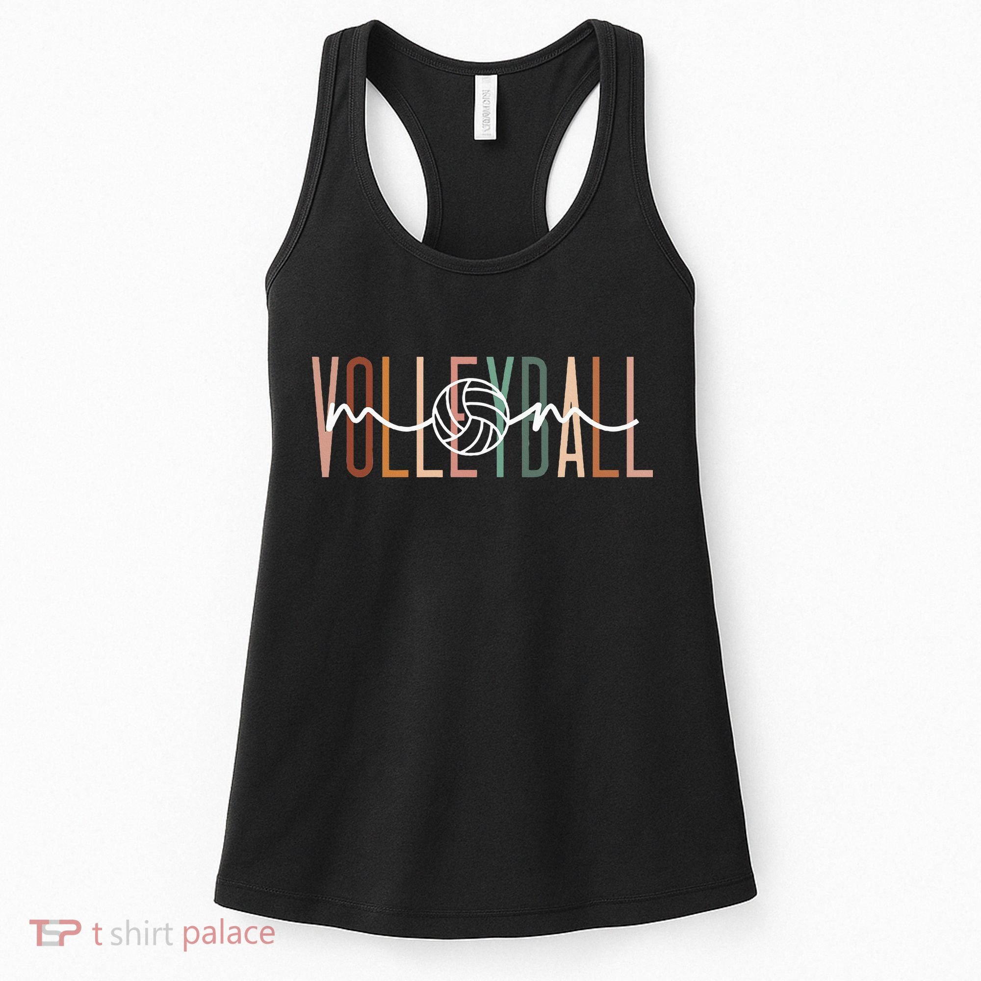 Volleyball Mom Volleyball Mama Cute Mom Life Volleyball Women's Tank Top