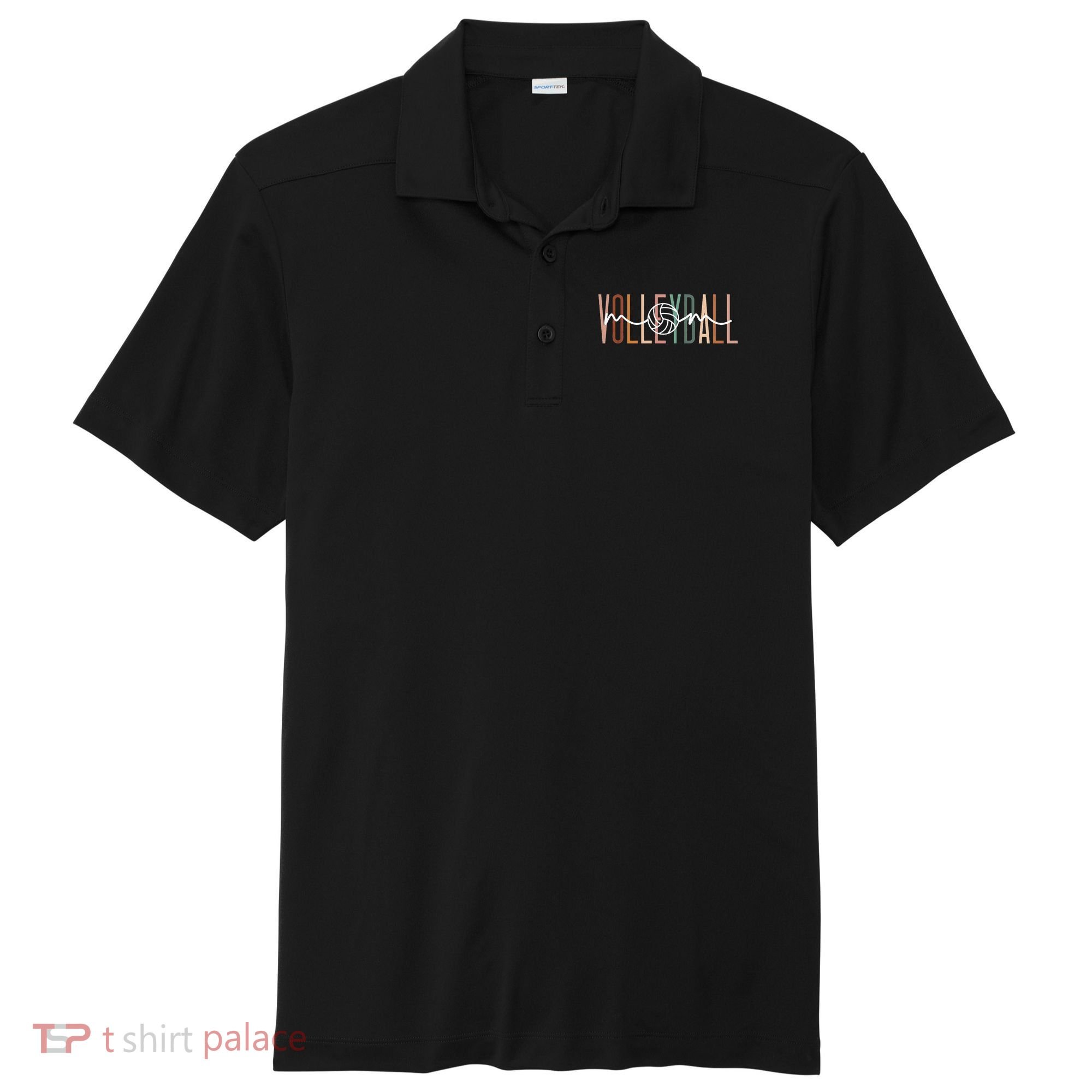 Volleyball Mom Volleyball Mama Cute Mom Life Volleyball Sport-Tek Posi-UV Pro Polo