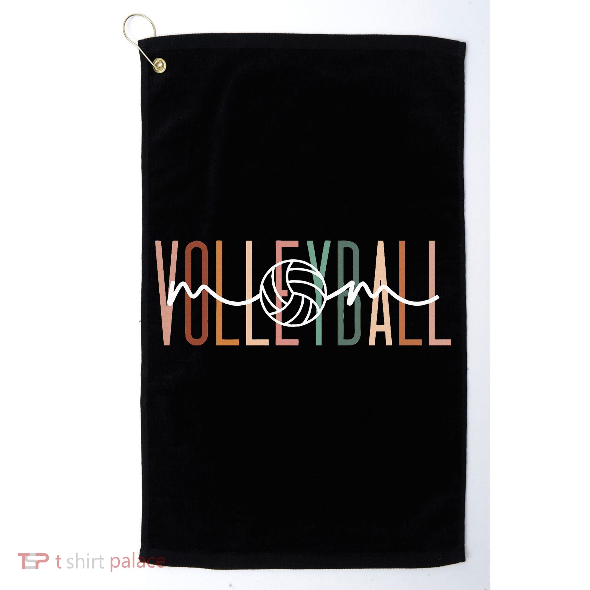 Volleyball Mom Volleyball Mama Cute Mom Life Volleyball Golf Towel
