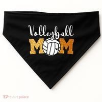 Volleyball Mom Volleyball Game Day USA-Made Doggie Bandana thumb 0