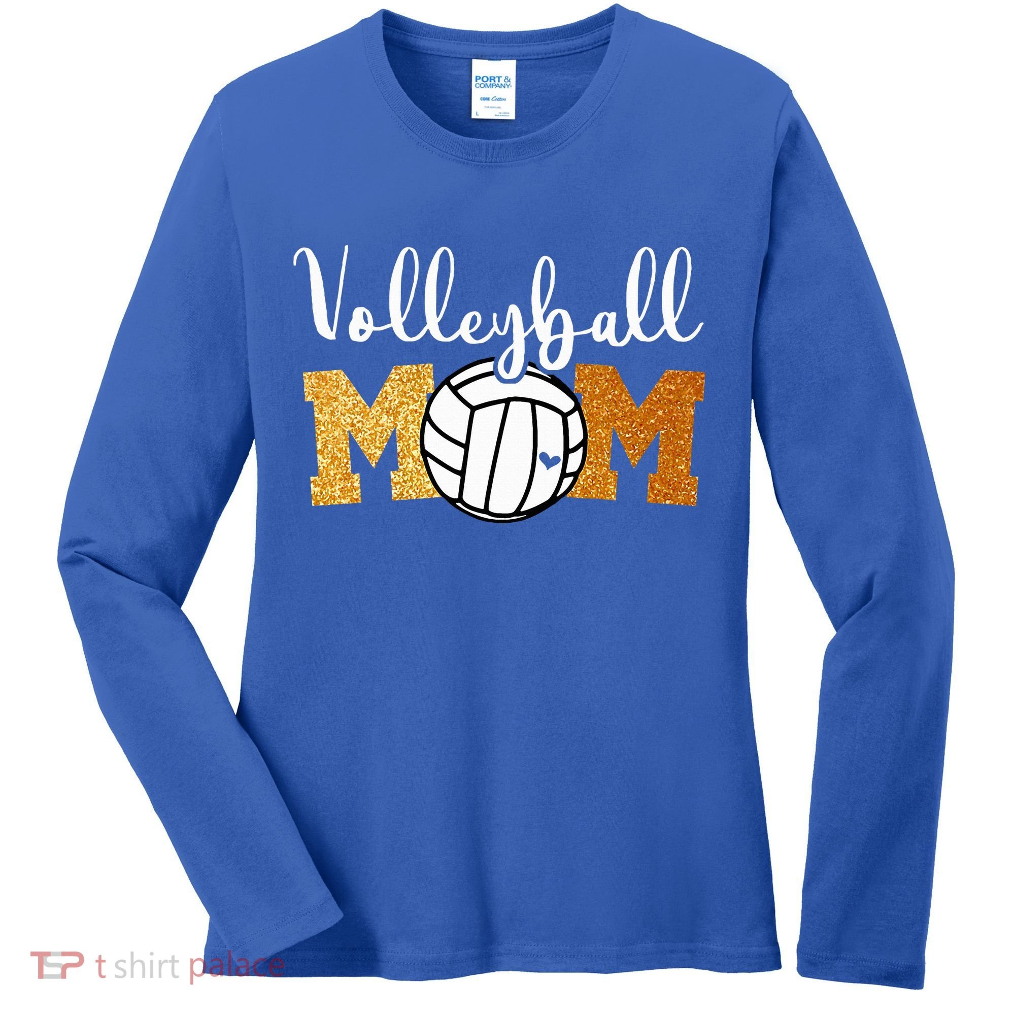 Volleyball Mom Volleyball Game Day Women's Long Sleeve Shirt