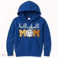Volleyball Mom Volleyball Game Day Kids Hoodie thumb 0