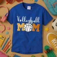 Volleyball Mom Volleyball Game Day Kids T-Shirt thumb 3