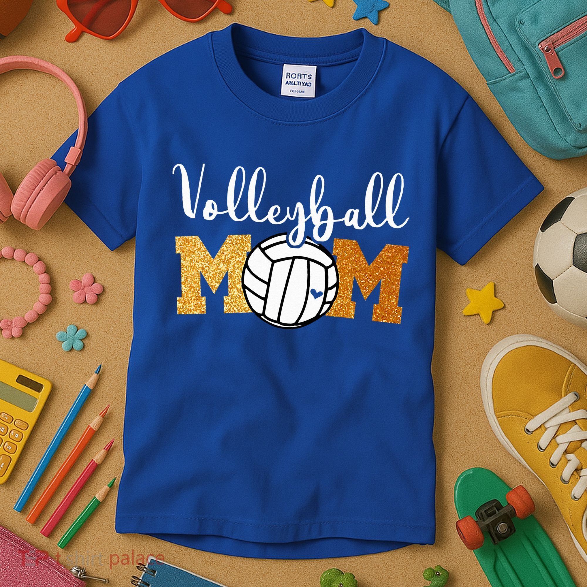 Volleyball Mom Volleyball Game Day Kids T-Shirt