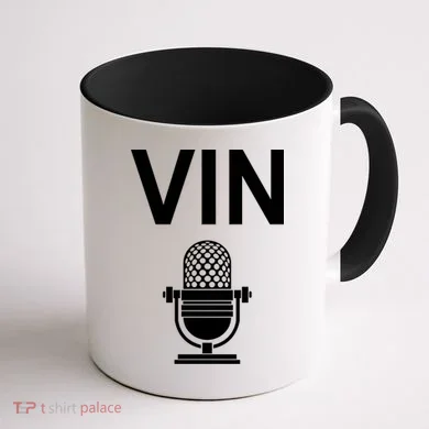 Vin Microphone Coffee Mug back