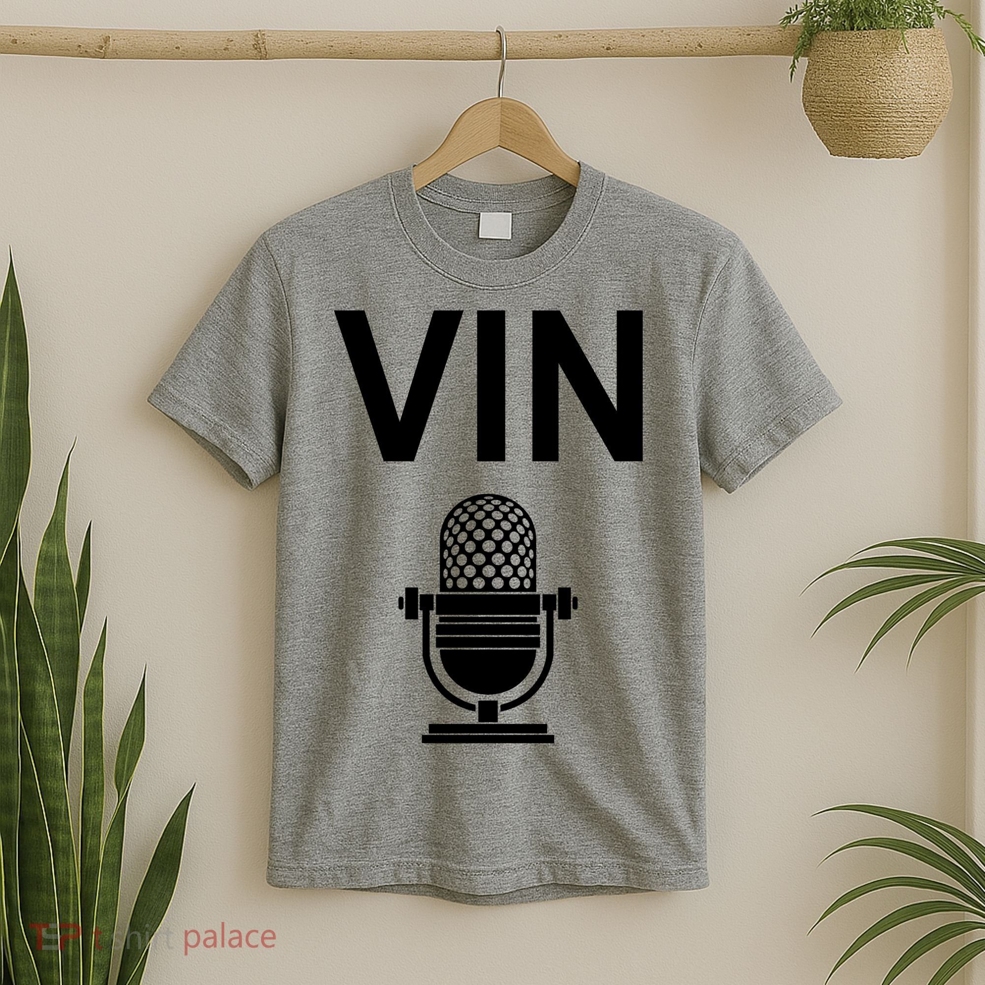 Vin Microphone T-Shirt