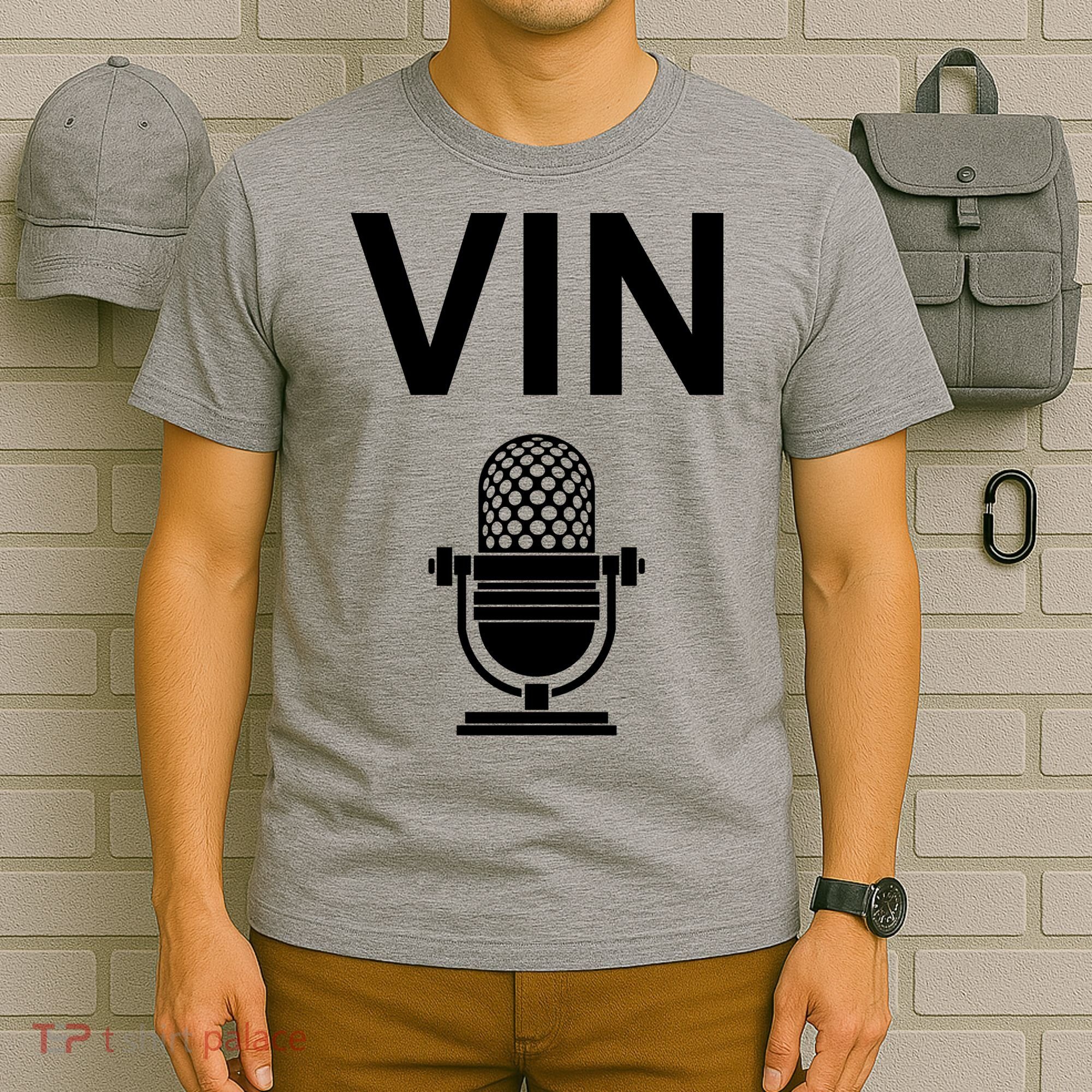Vin Microphone T-Shirt