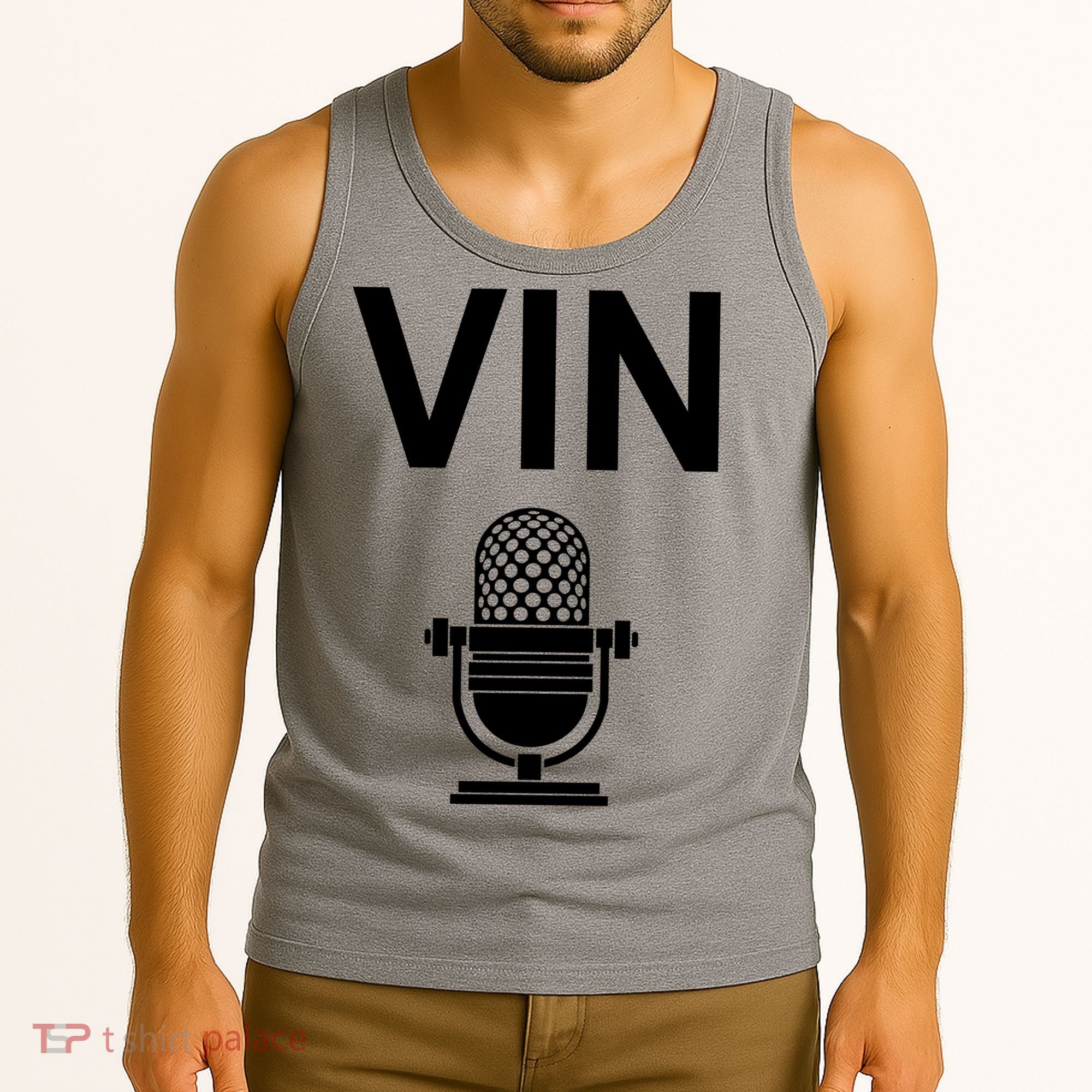 Vin Microphone Tank Top