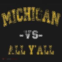 Vintage Michigan Vs All Yall T-Shirt thumb 7