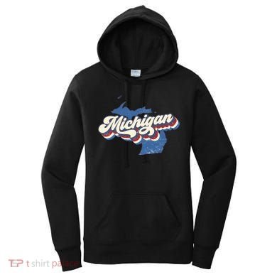 Vintage Michigan Women's Hoodie