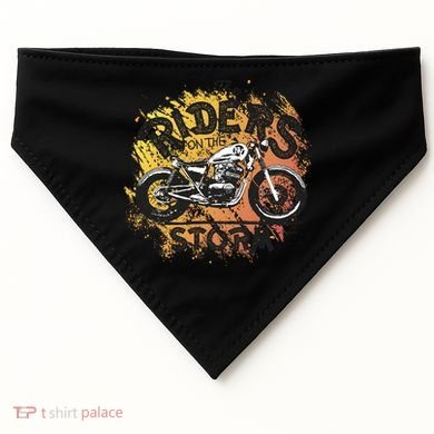 Vintage Motorcycle USA-Made Doggie Bandana