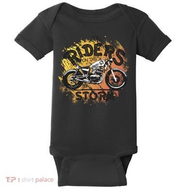 Vintage Motorcycle Baby Bodysuit