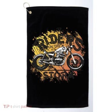 Vintage Motorcycle Golf Towel