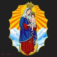 Venezuela Maracaibo Virgen Chinita Chiquinquira Golf Towel thumb 3