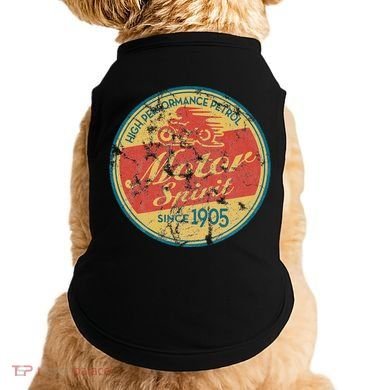 Vintage Motorcycle Doggie Tank