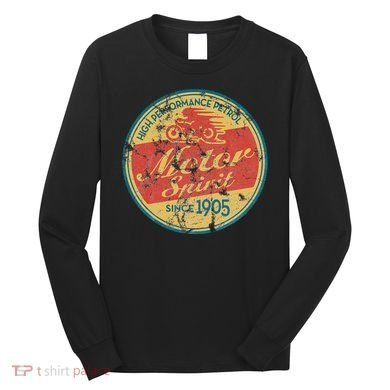 Vintage Motorcycle Long Sleeve Shirt