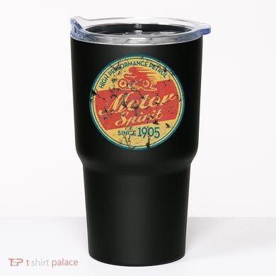 Vintage Motorcycle Tumbler