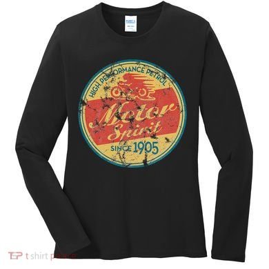 Vintage Motorcycle Women's Long Sleeve Shirt