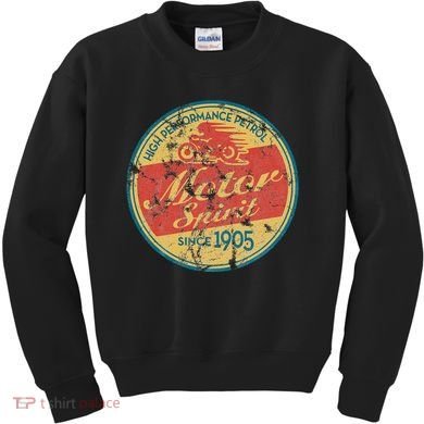 Vintage Motorcycle Kids Sweatshirt