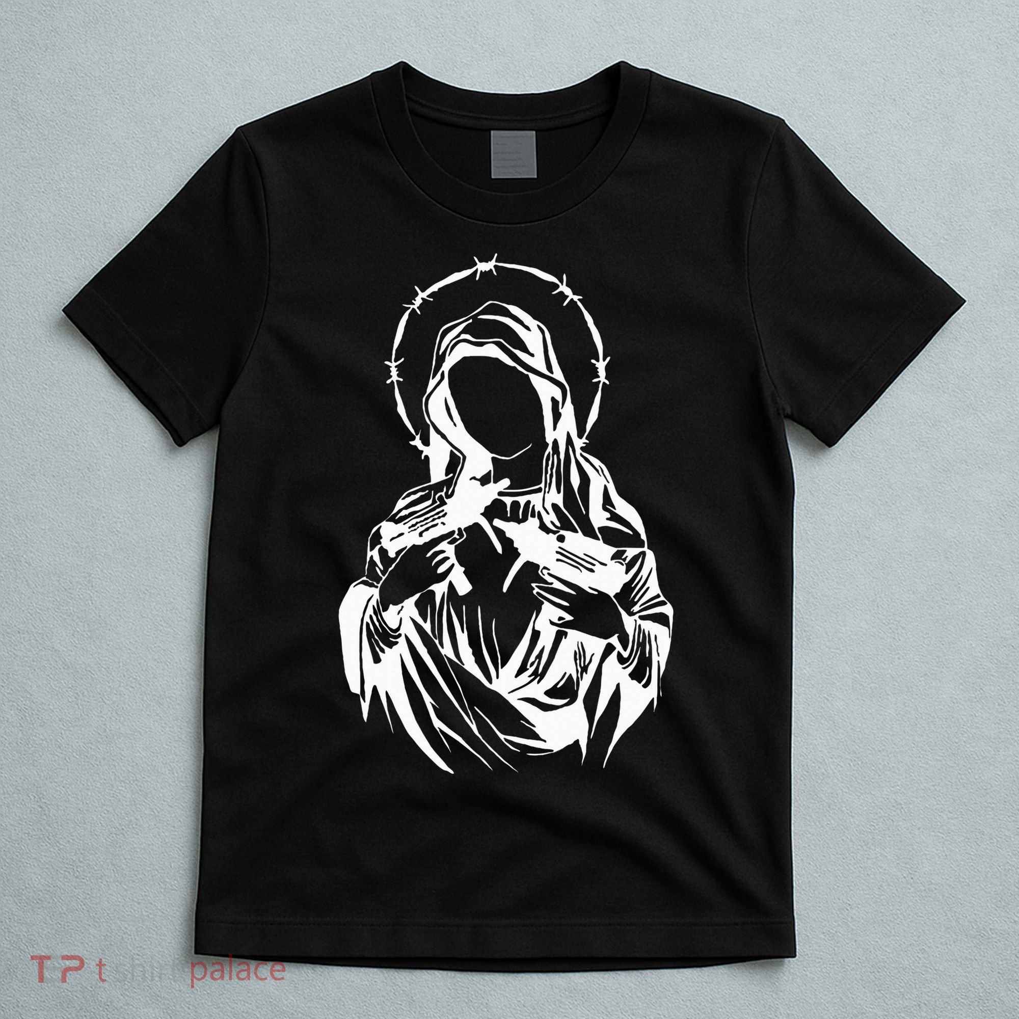 Virgin Mary With Uzis. T-Shirt